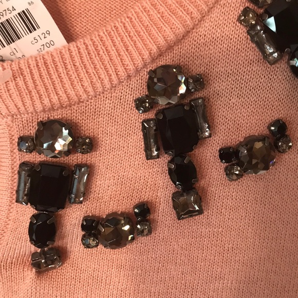 Ann Taylor jeweled cardigan. - Picture 2 of 3